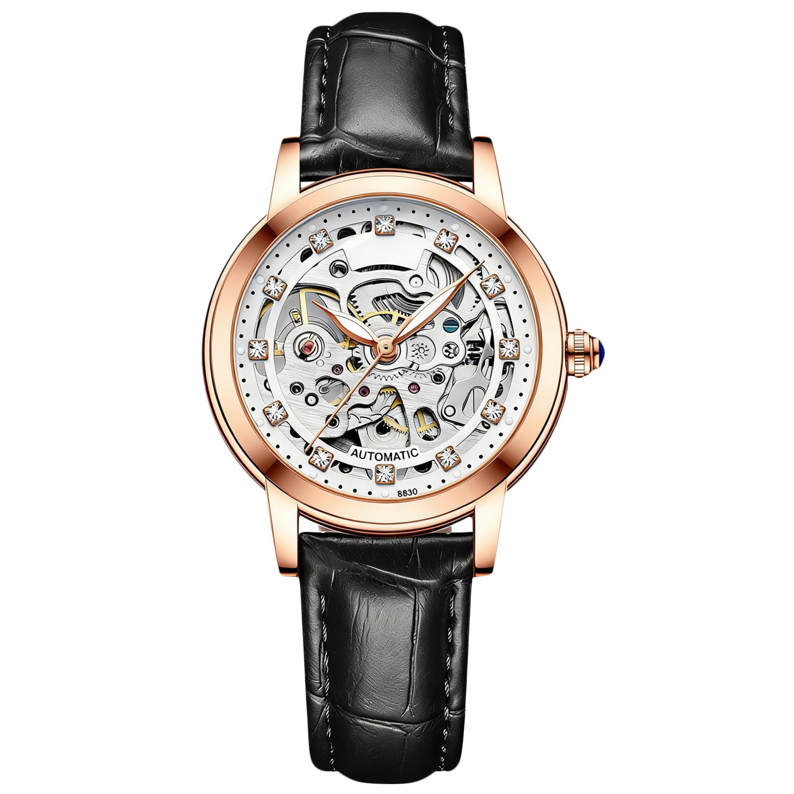 RORIOS Orologio Uomo Automatico Meccanico Orologio Da Polso