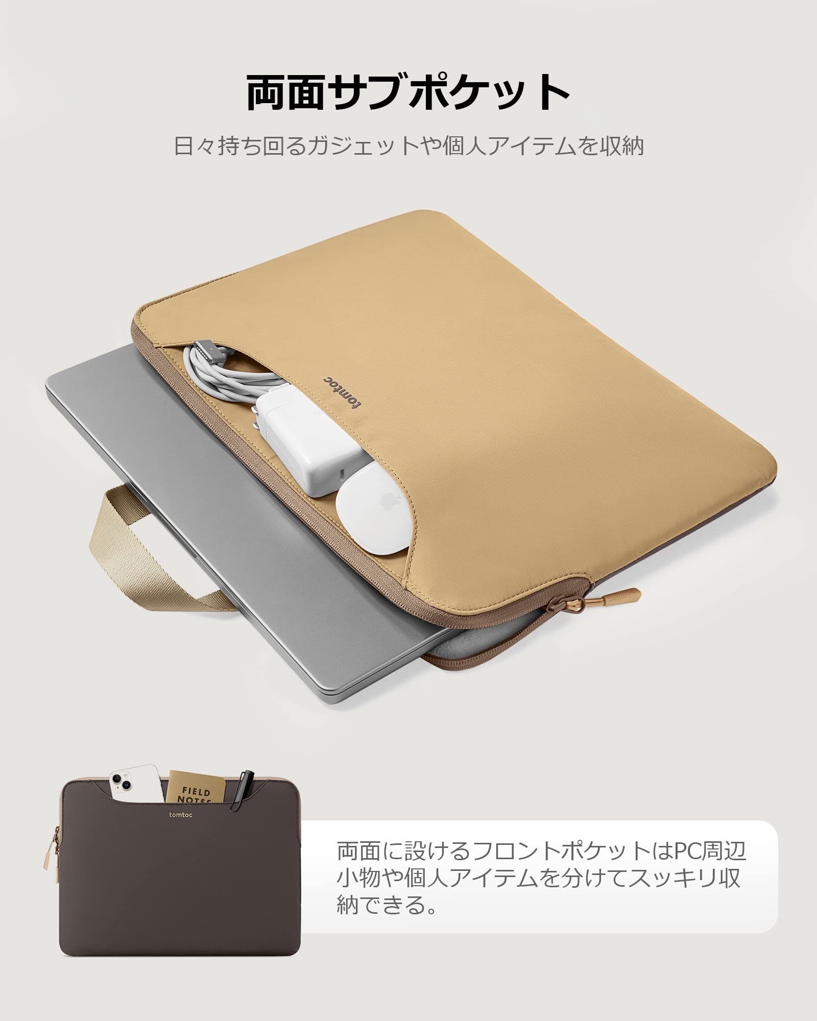 Amazon.co.jp: 13-14インチ パソコンケース 手提げ PCバッグ 13.3 13.5