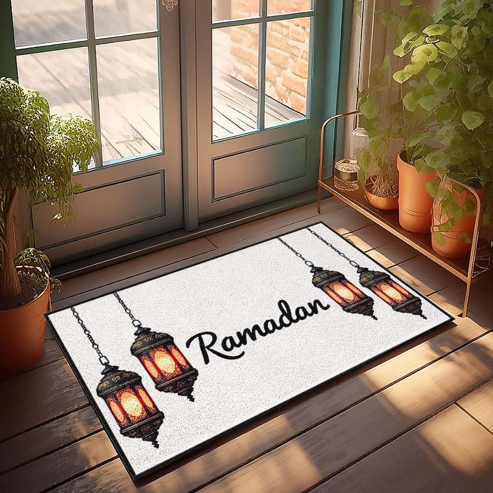 Tapis de sol d'automne d'extérieur haut de gamme aux lanternes 65x90