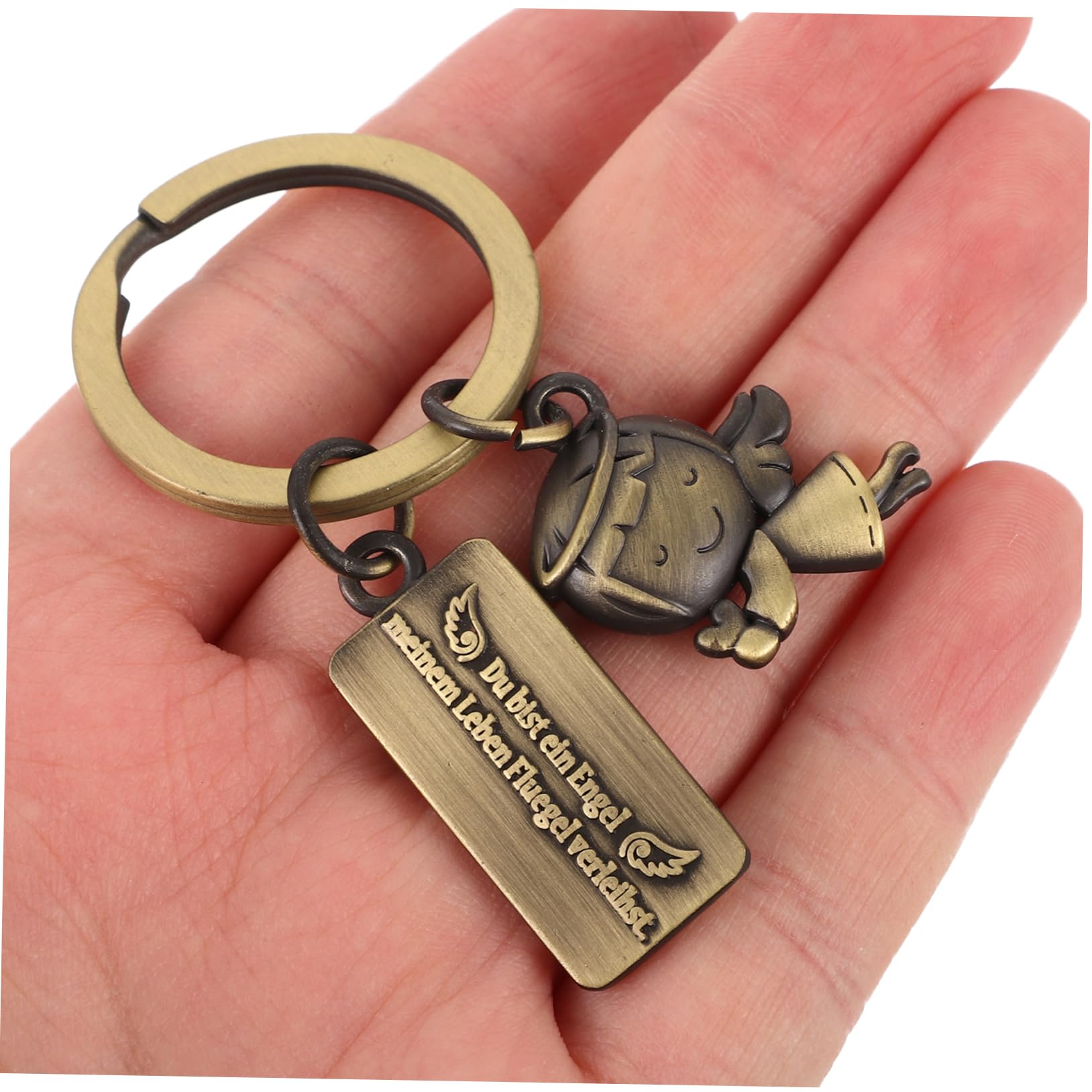 SHERCHPRY Metall Schlüsselanhänger Schlüsselanhänger Schlüsselanhänger Zubehör Süßer Schlüsselanhänger Taschenanhänger Ornament Engel Schlüsselanhänger Engel
