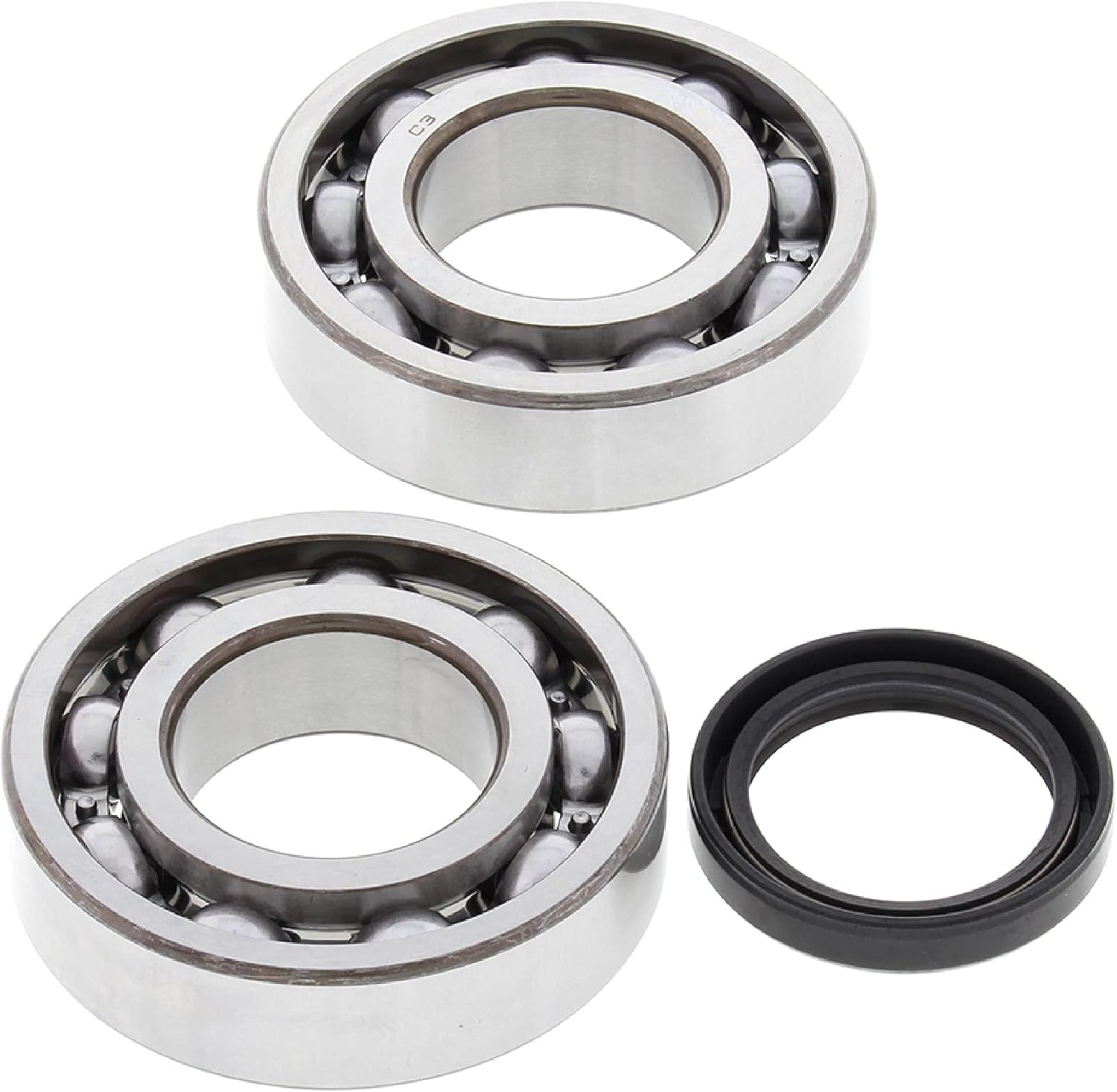 Crank Shaft Bearing Kit Compatible with/Replacement for Kawasaki Kx250F 04-17, Suzuki Rmz250 04-06, 24-1081