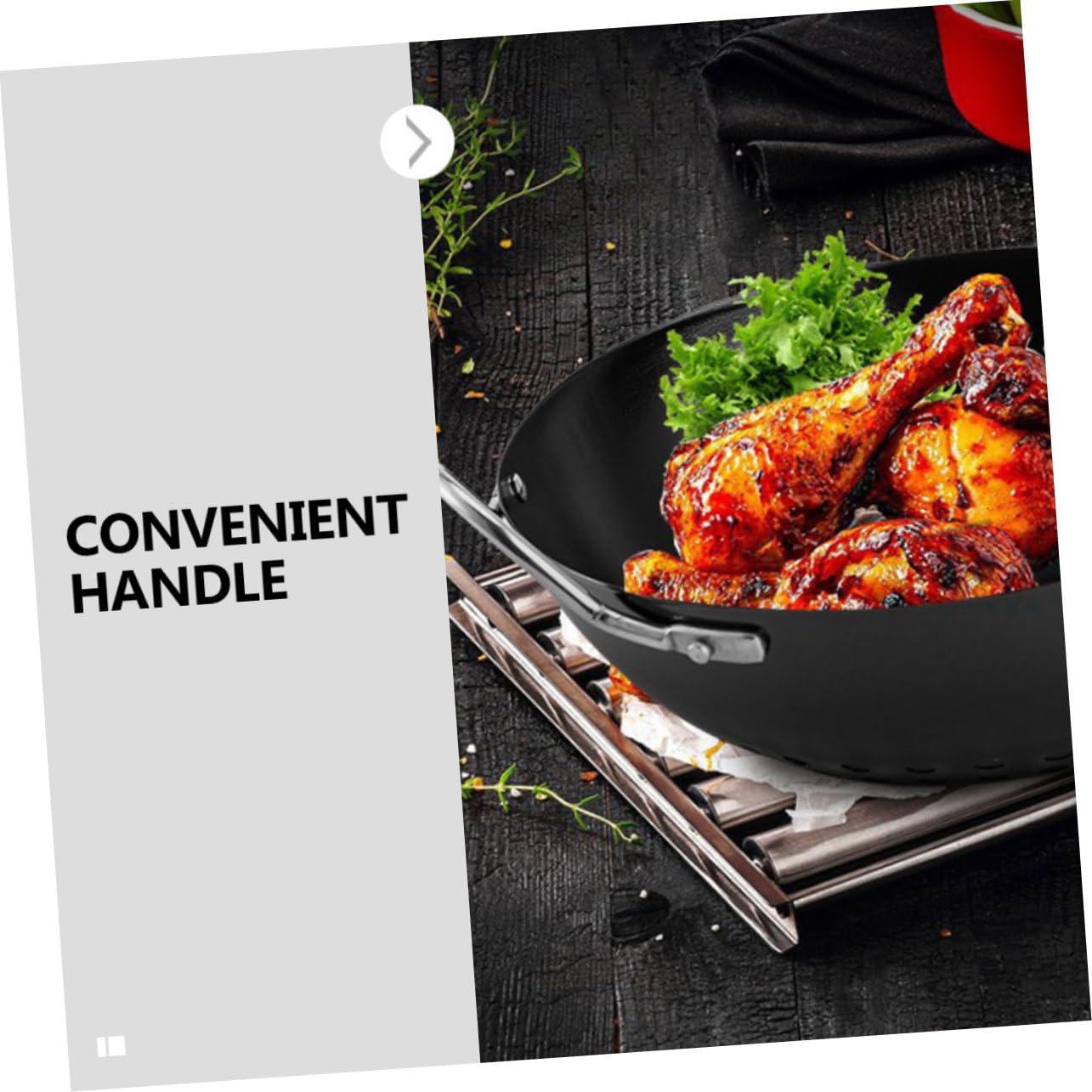 VANZACK Plancha Para Barbacoa Carbono Placa Antiadherente Para Barbacoa Para Cocinar Carne y Verduras La Parrilla