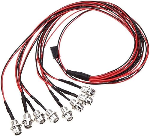 Juego de luces LED 8 LED para 110 RC Car Truck Crawler HSP Tamiya