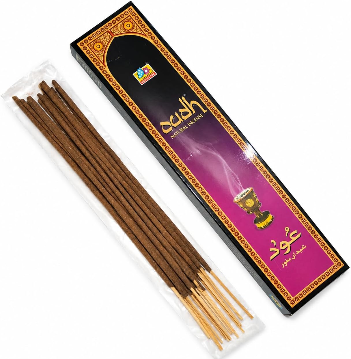 Oudh Incense Sticks Natural Handrolled Premium Quality Long Lasting Agarwood Scent Oud Oriental Arabian Fragrance Argabatatti Bakhoor Powdered Sticks