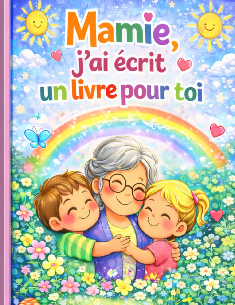 Mamie, j’ai écrit un livre pour toi: Un livre à remplir et à offrir – Un cadeau plein d’amour pour la meilleure des grands-mères idée cadeau cadeau ... à offrir mamie souvenir enfant grand-mère