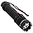 Fightsense Heavy Duty Flashlight Stun Gun for Women Self Defense - Rechargeable Batteries - Bright LED Flashlight with Three Modes for Men Or Women (Black)