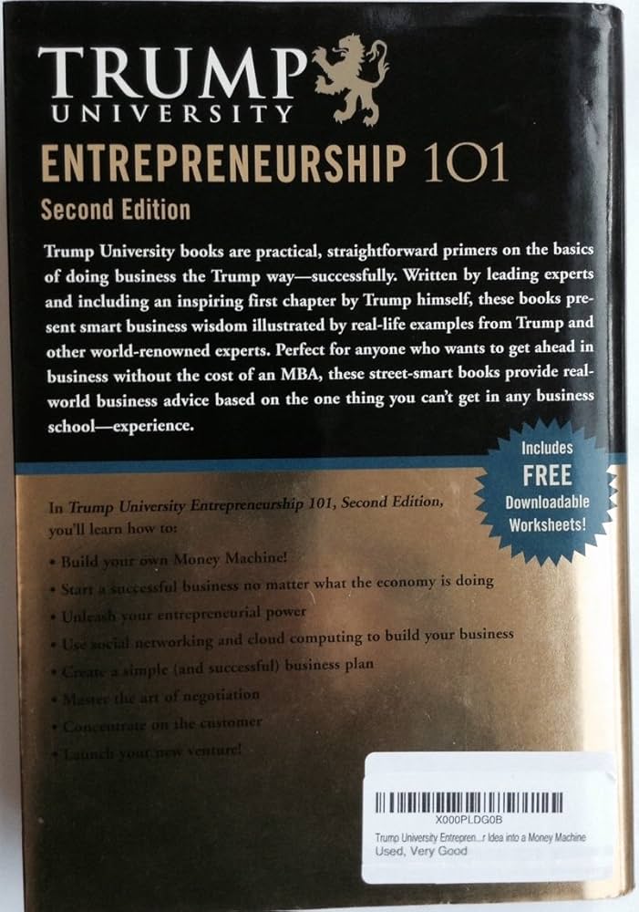 Trump University Entrepreneurship 101: How to Turn Your Idea