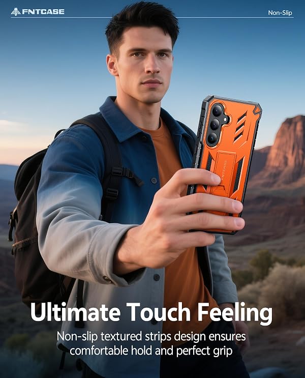 FNTCASE for Samsung Galaxy S26 FE Case, Built-in Screen Protector Kickstand by FNTCASE - Used condition - Image 8