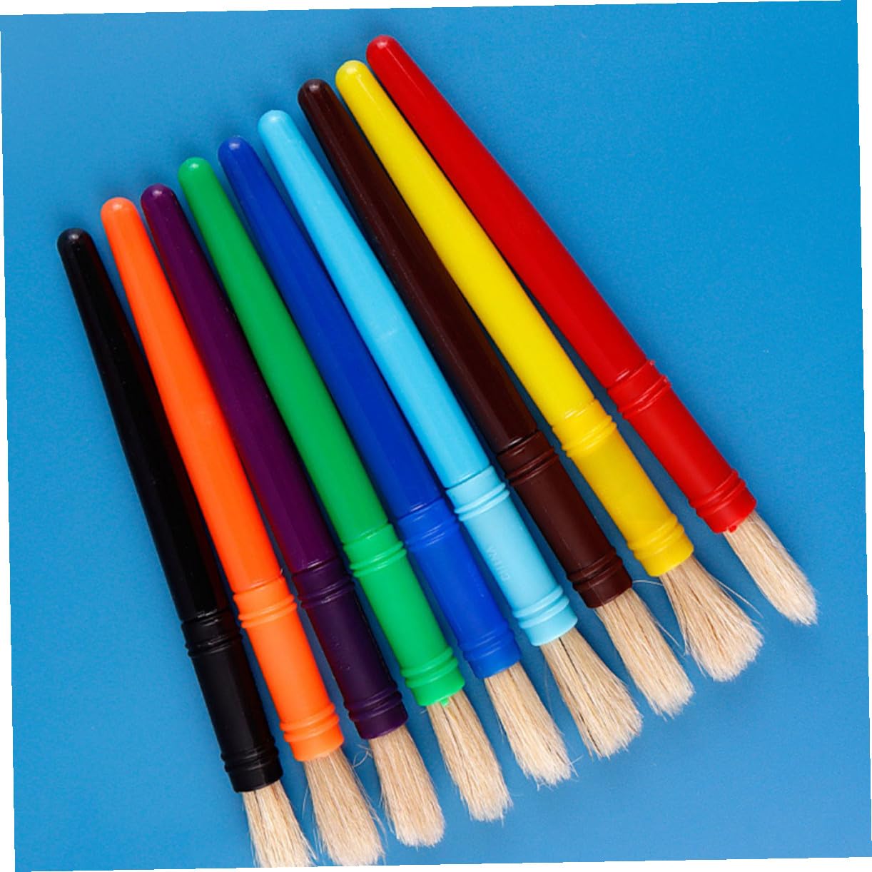 Farbstiftpinsel Kinder 10 Satz Kunststoff Pinselreiniger für Künstler