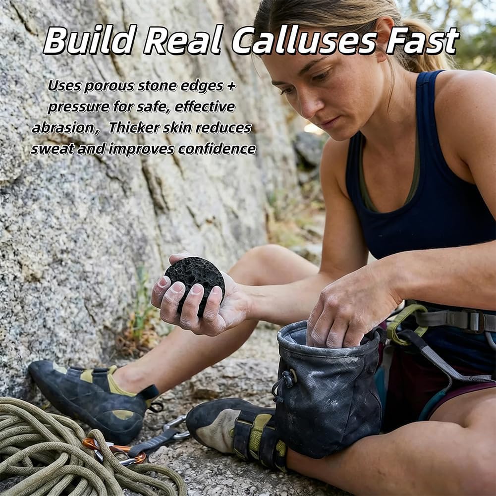 Callus Ball for Hand – Hand Exerciser Grip Strengthener, Callus Training Ball, Improve Hand Dryness & Friction,Anti-Sweat Grip Strengthener for Rock Climbing Weightlifting Gymnastics