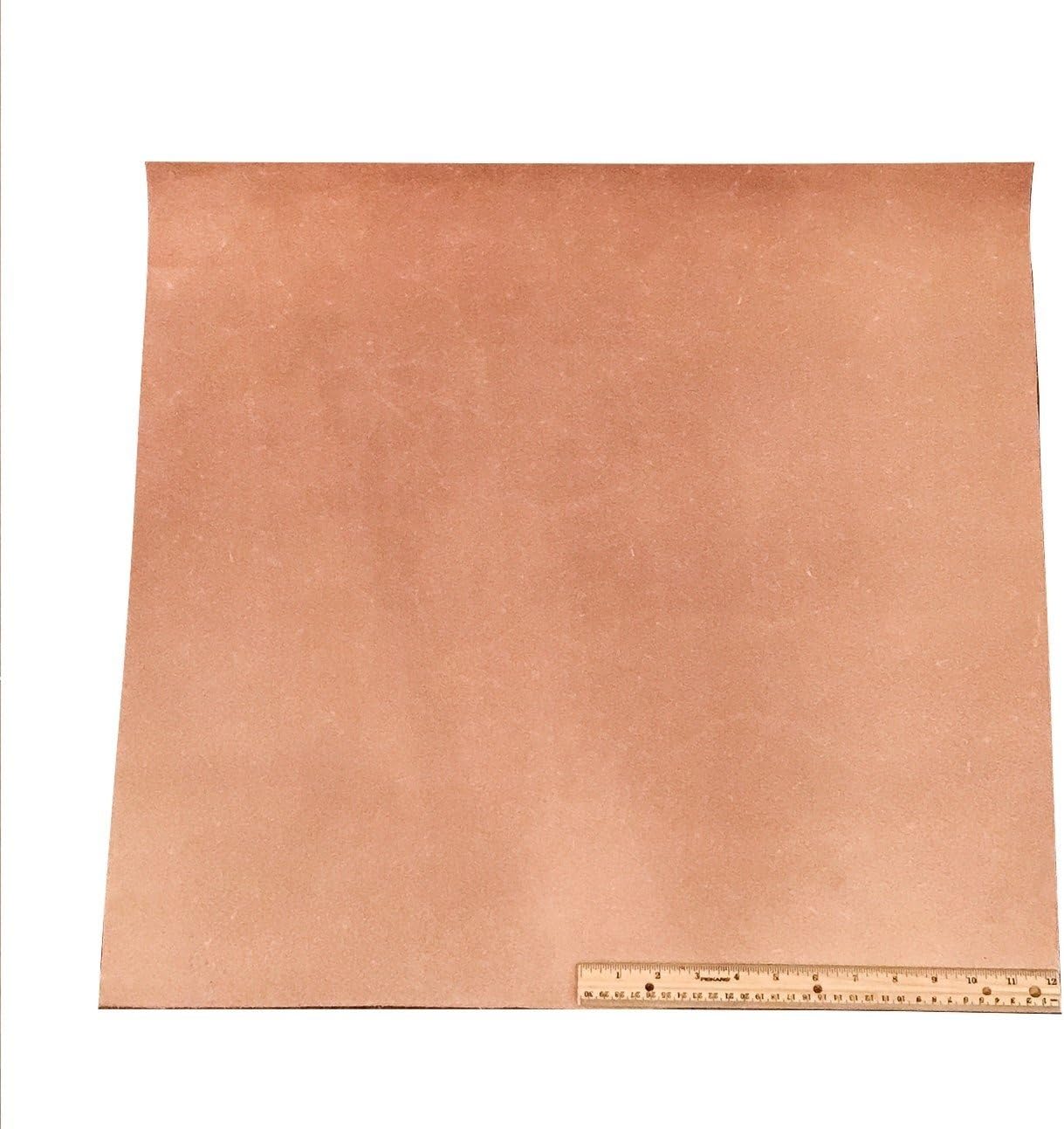 Leather Side Piece Veg Tan Split (not topgrain) Medium Weight 24 X 24 Inches 4 Square Feet
