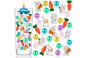 120 Pcs Easter Vase Filler: Multicolored Floating Pearls for Festive Decorations