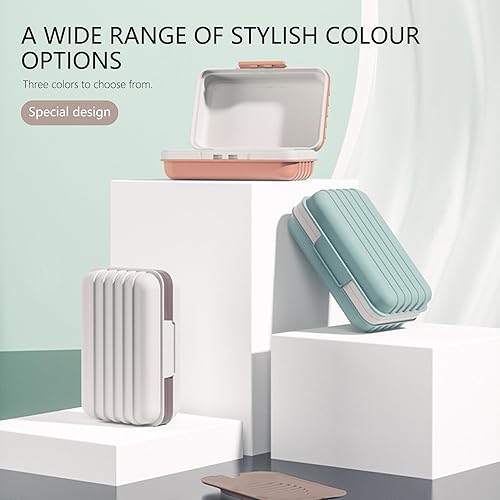 Miniatura 5 de Quanzhou Chenchenchen E-Commerce Co.,Ltd Recipiente de jabón de viaje, funda de viaje de jabón a prueba de fugas, jabonera con tapa para campamento,