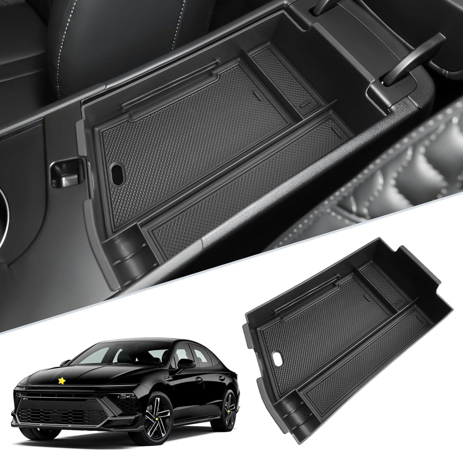 Amazon.com: SKTU for 2024 2025 Hyundai Sonata Center Console Organizer ...