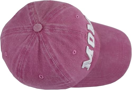 Miniatura 4 de Sombreros para papá y mamá para hombres y mujeres, bordados en 3D, ajustables, de algodón lavado, para el día de la madre, cumpleaños, gorras de