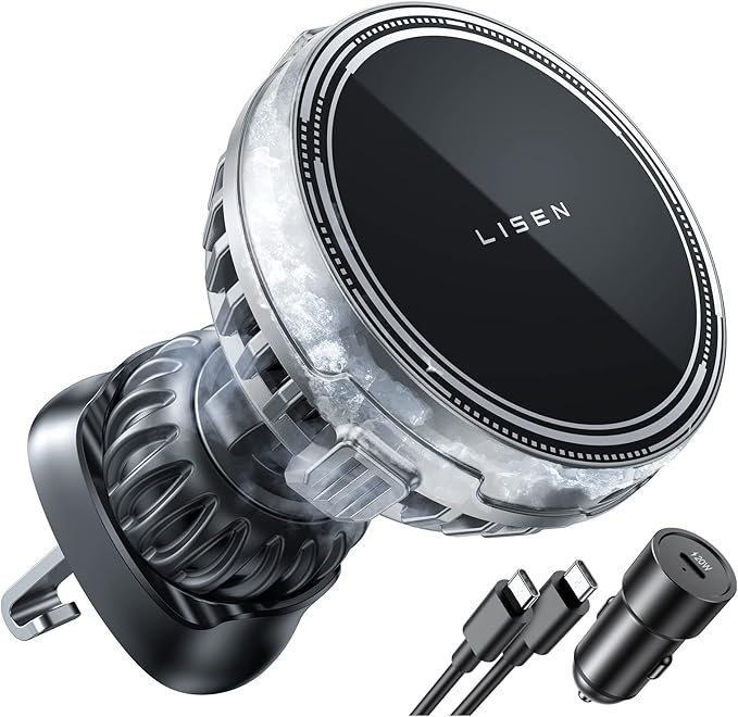 Compatible for MagSafe Case Car Mount Charger, LISEN 15W