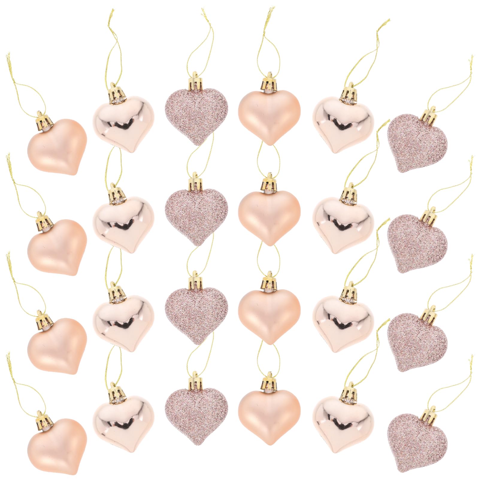 MAGICLULU 5 Sätze Valentinstag Dekoration Behänge Weihnachtsbäume Weihnachtsdekoration Weihnachts Mittelstücke Weihnachtsschmuck Weihnachtsschmuck Valentinstag Kugeln Stück * 5
