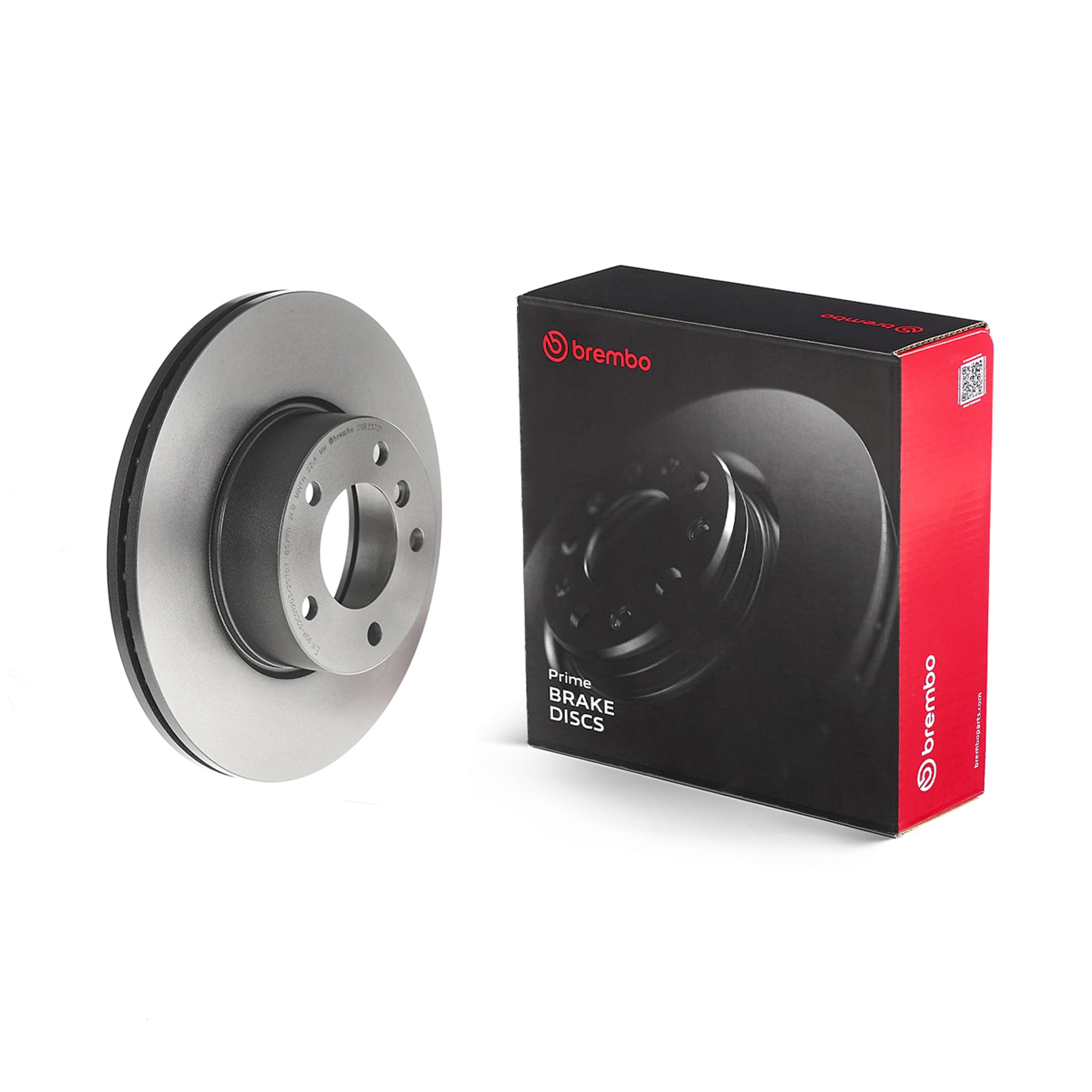 Brembo 09.B337.21 - Disco Freno con Verniciatura UV (Set di 1) - Anteriore