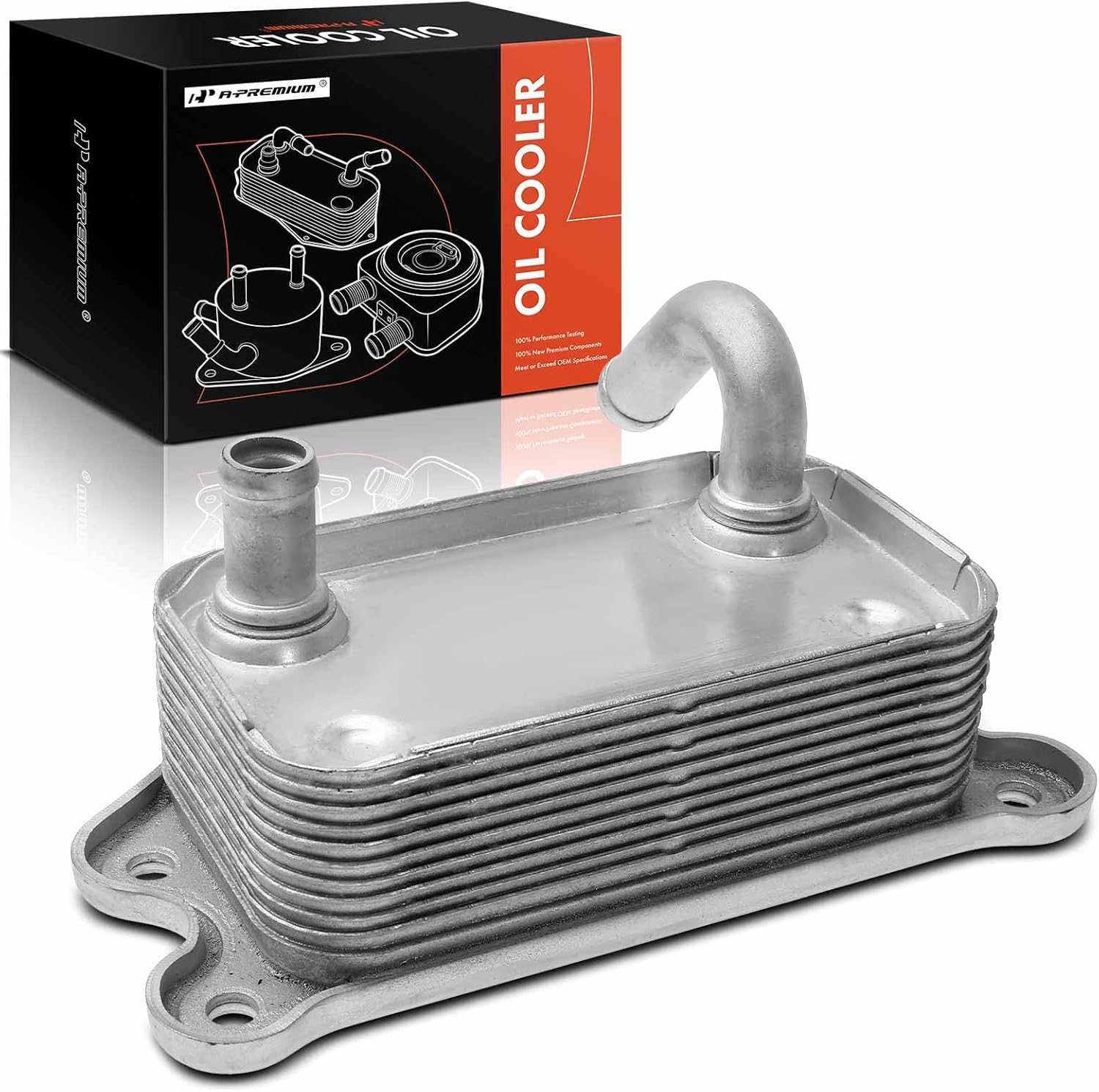A-Premium Engine Oil Cooler Compatible with Volvo S60 2001-2009 S70 1999-2000 S80 1999-2004 V70 1999-2007 XC90 2003-2006