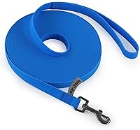 Vista 12 de Wolfone Correa larga negra de 5 pies – Correa de entrenamiento impermeable para perros, para recordar, nadar, acampar, playa, caza, caminar