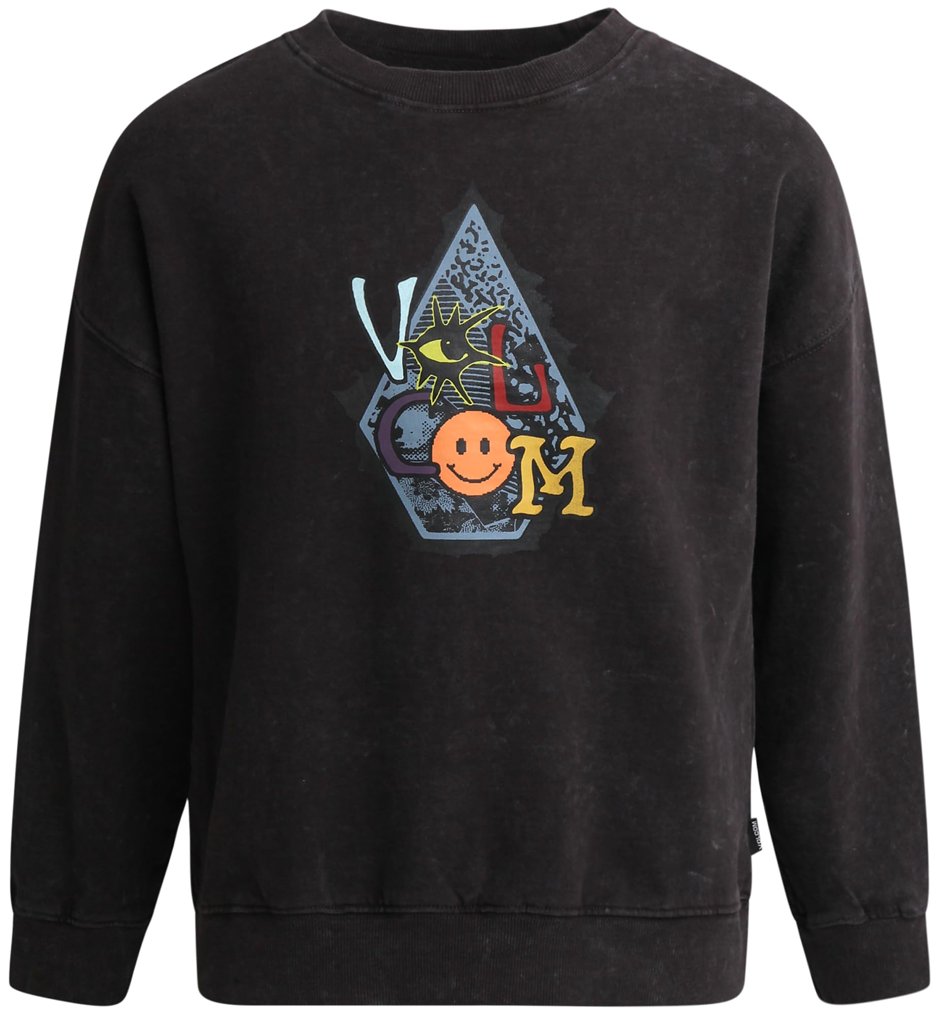 Volcom Boys Sweatshirts - Breathable Performance Soft Fleece Classic Crewneck Graphic Pullover Sweatshirt for Boys