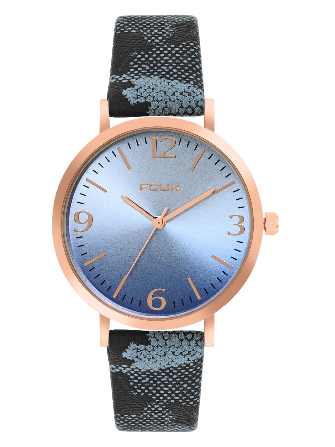 FCUK Analog Blue Dial Womens Leather Watch-Fk00031A (B0CM6D4SZW) Amazon Price History, Amazon Price Tracker