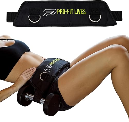 Cinturón de empuje de cadera con bandas de resistencia y asas, cinturón de levantamiento de pesas resistente para mancuernas, pesas rusas y platos,