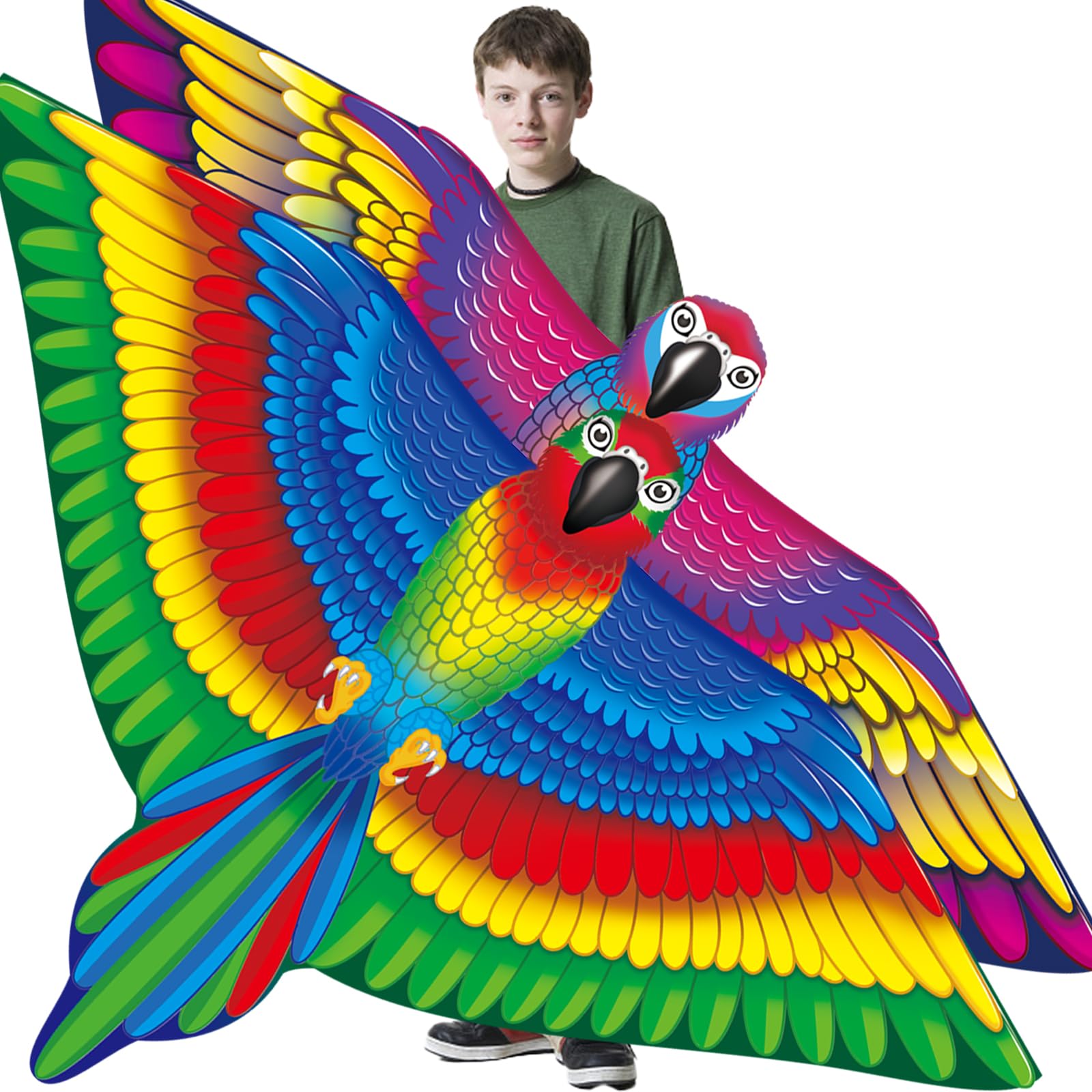 YongnKids Kite for Kids Age 4-8 8-12, Large Kites for Boys Adults Easy to Fly & Assemble, with 328ft String,Perfect for Beach Trip Park Family