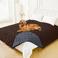 Vista 66 de Smiry Manta impermeable para cama de perro de 30 x 53 pulgadas, suave manta reversible para mascotas, lavable, a prueba de fugas, para sofá