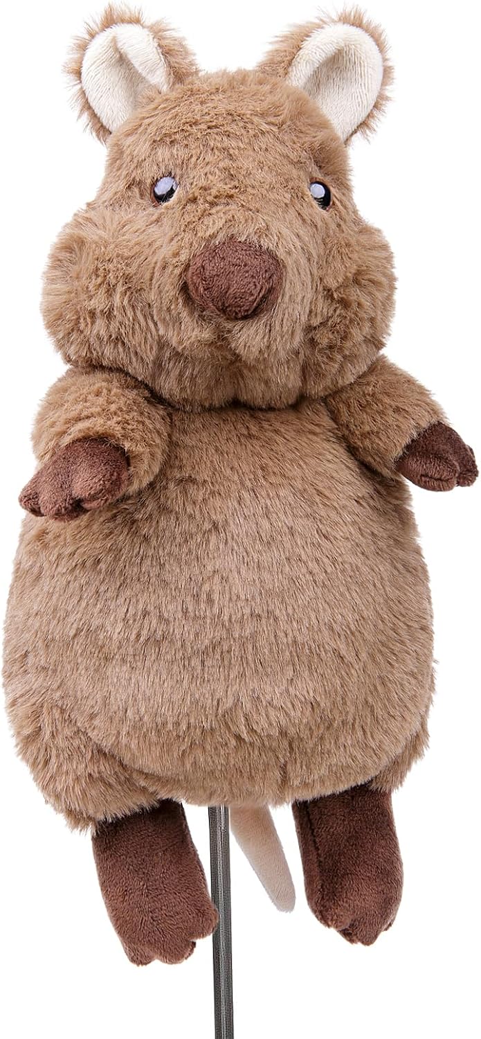 Funny Animals Plush Golf Club Head Covers, Small Size Fits Hybird and Irons, Large Size Fits Standard 460cc Driver Head