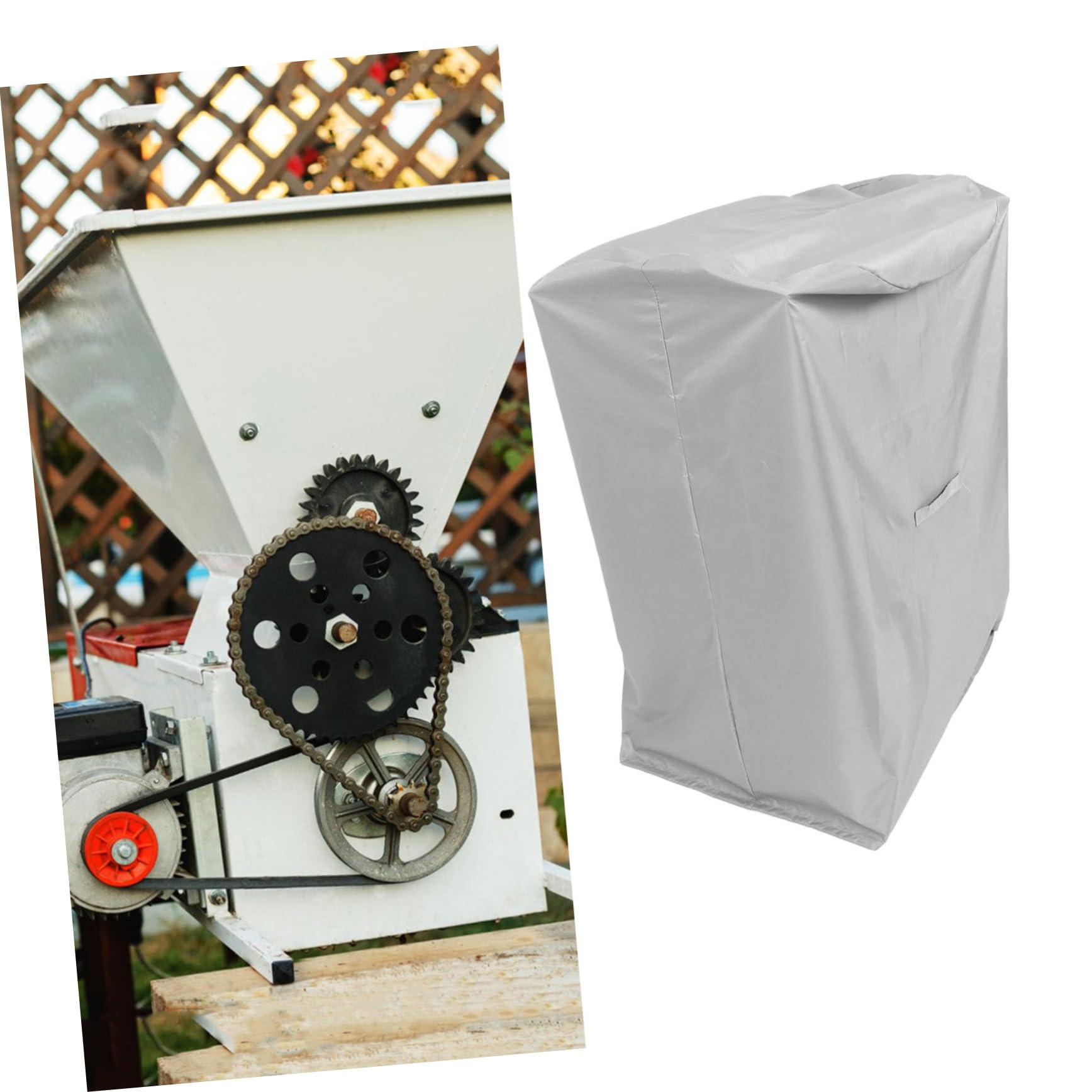 Wasserdichter Oxford Mulcher Schutzhaube 210D Für Gartenhäcksler UV Beständig Outdoor Abdeckung Für Elektrische Laubhäcksler Und Schredder Abdeckhaube