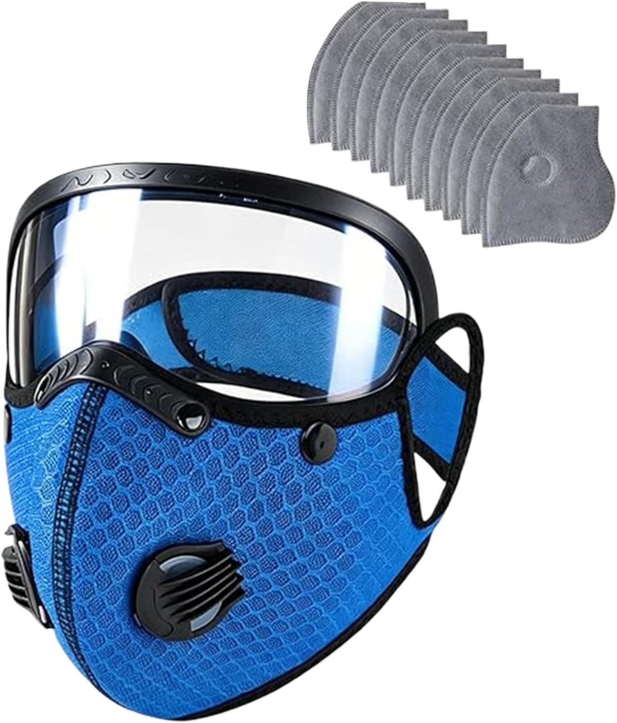 Dust Face Covering, Breathable Anti-Fog UV Maskq, Filter Reusable 1piece