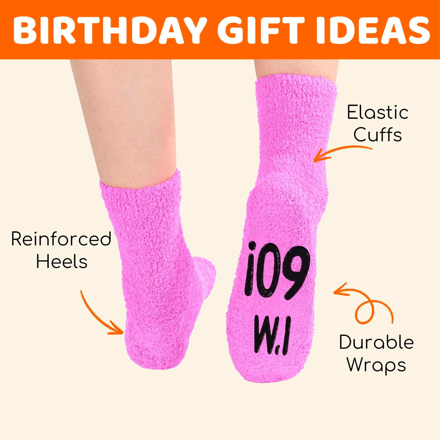 HAPPYPOP 55th 60th Birthday Funny Gifts - Socks for Older Women in Their 50s - Image 5