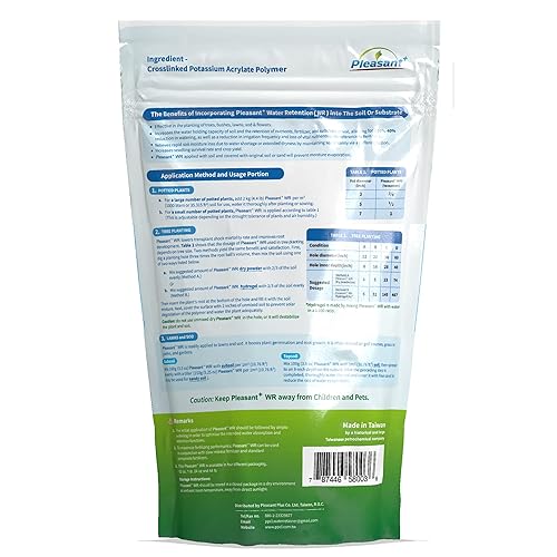 Miniatura 7 de Pleasant Plus - Cristales de almacenamiento de agua para plantas de interior y exterior, cristales de agua para plantar árboles, arbustos, césped,