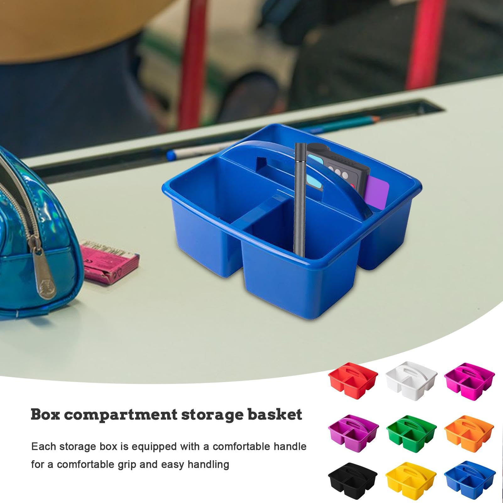 Organizer per caddies - Scatola portaoggetti a 3 sezioni