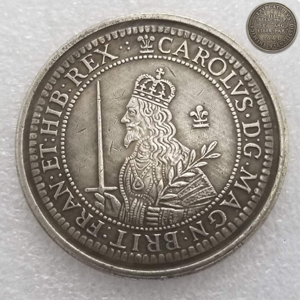 1643 UK CHARLES I TRIPLE UNITE MILLIONAIRE Old Coin-Uncirculated Great British Coins-United Kingdom Old Coins-Great Teaching Tool for kids goodService