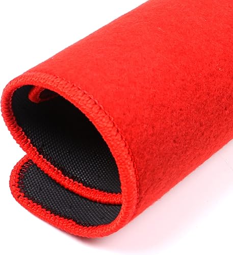 Miniatura 7 de IKON MOTORSPORTS, Alfombrillas compatibles con Acura Integra 1994-2001, ajuste de fábrica, de nailon rojo delantero y trasero, alfombrillas de