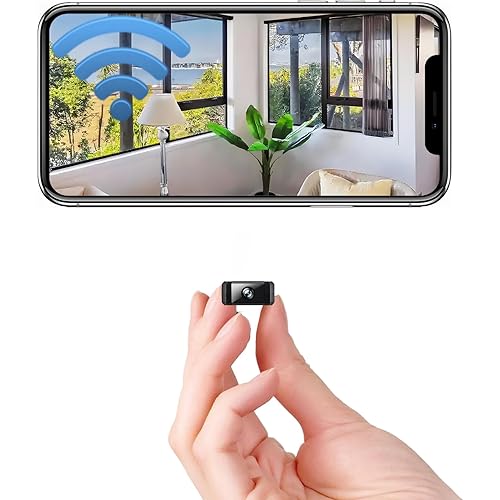 Only 0.9 Inch Hidden Camera Mini Small Micro WiFi HD Cameras Home Indoor Use Night Vision Motion Detection Wide Angle Can No Need WiFi Baby Monitor Wireless Nanny espias ocultas Security Secret Cam