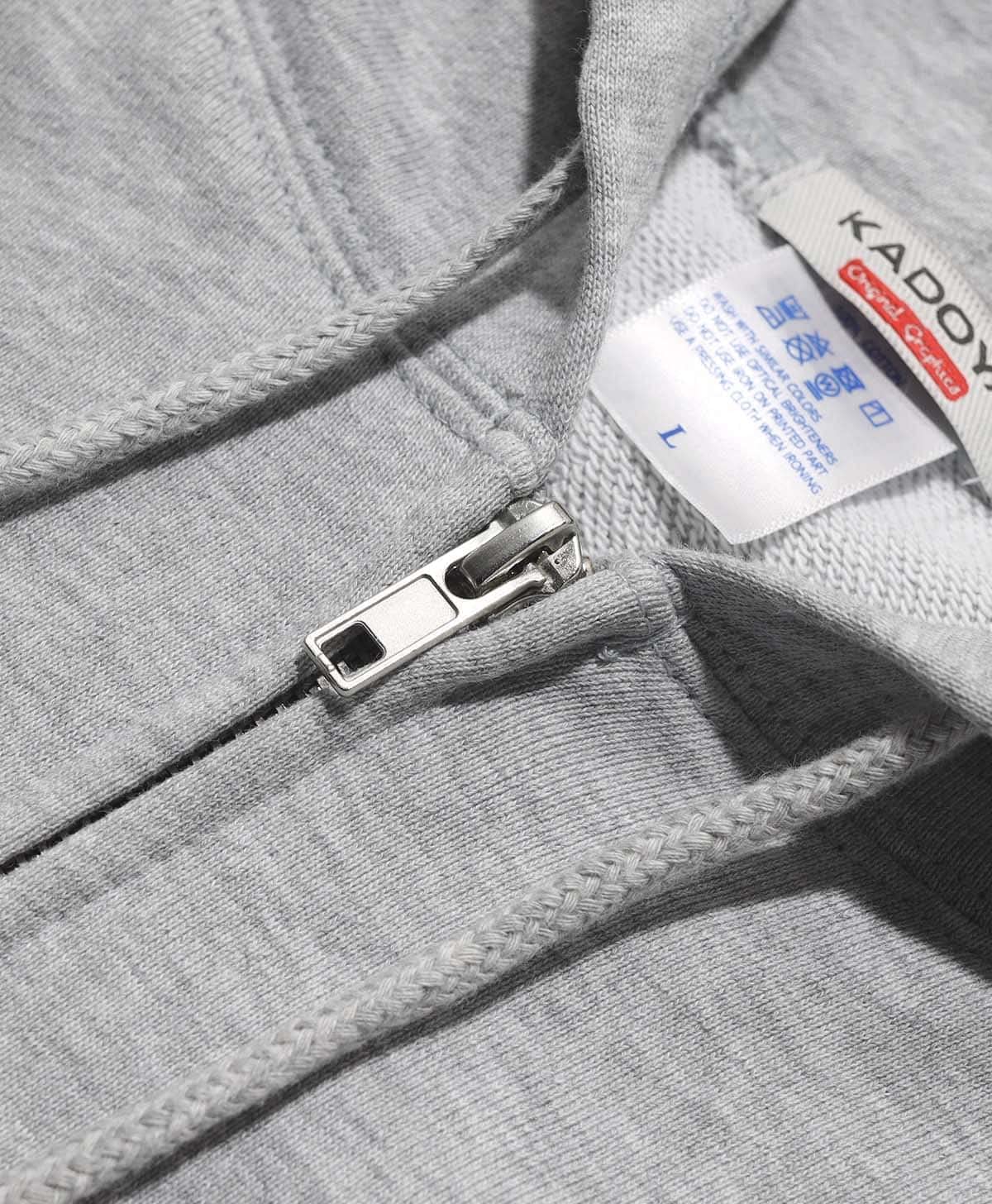 Amazon.co.jp: [カドヤ] トップス SWEAT ZIP PARKA (スウェット ジップ