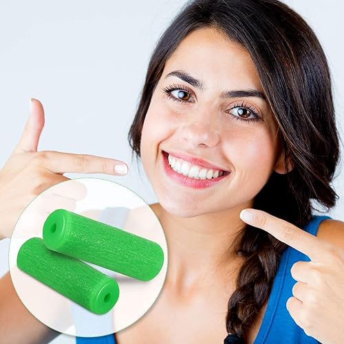 Miniatura 7 de Boao 20 bandejas de alineación masticables para bandejas de alineador, bandejas de alineación (rosa, naranja, verde, morado, blanco)