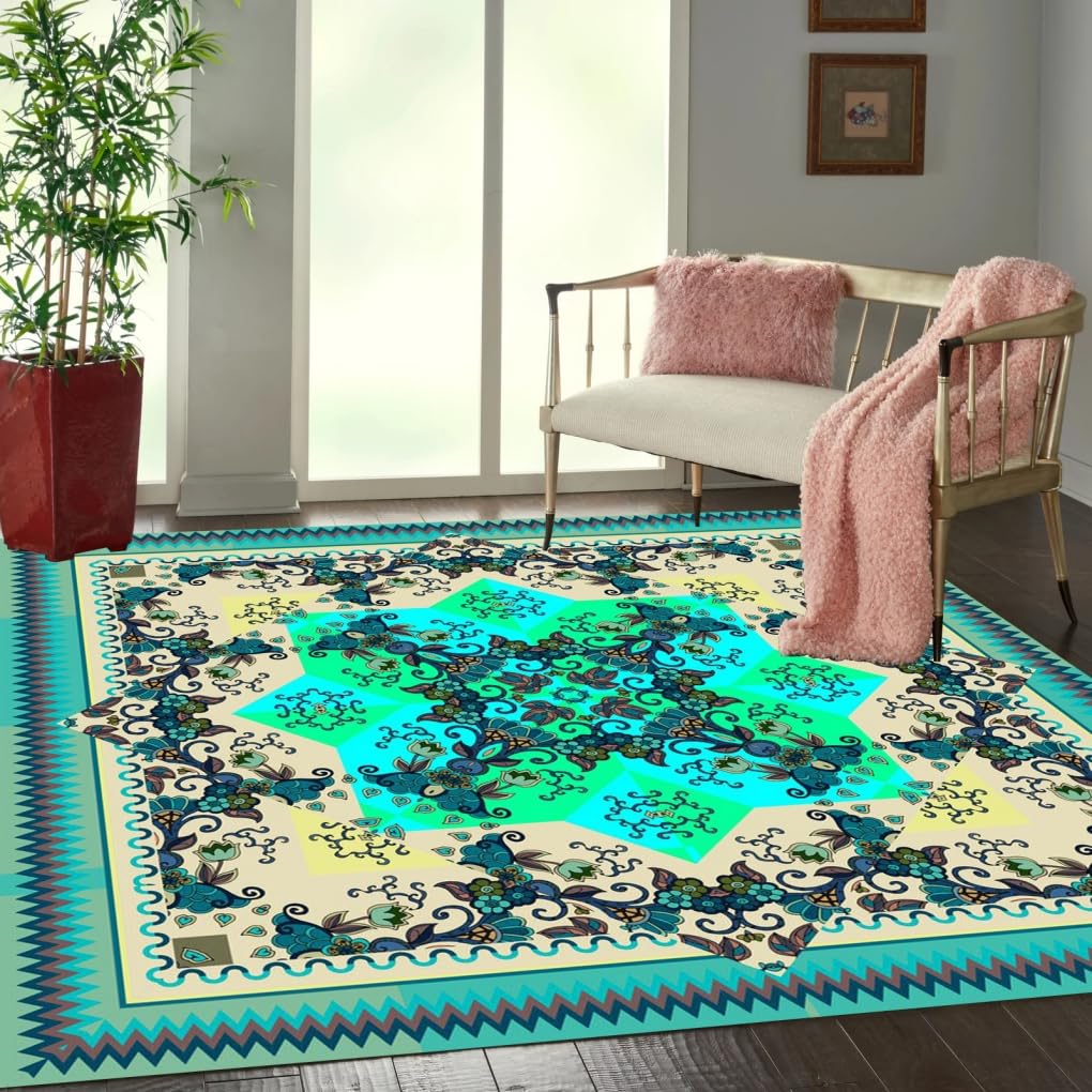 ラグ・カーペット the Apartment blue Lottery Rug sepia ラグ