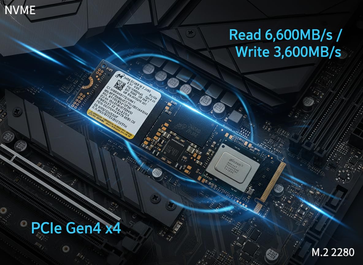 Amazon | Micron 3400 /MTFDKBA2T0TFH/NVMe SSD 2TB M.2 2280 PCIe