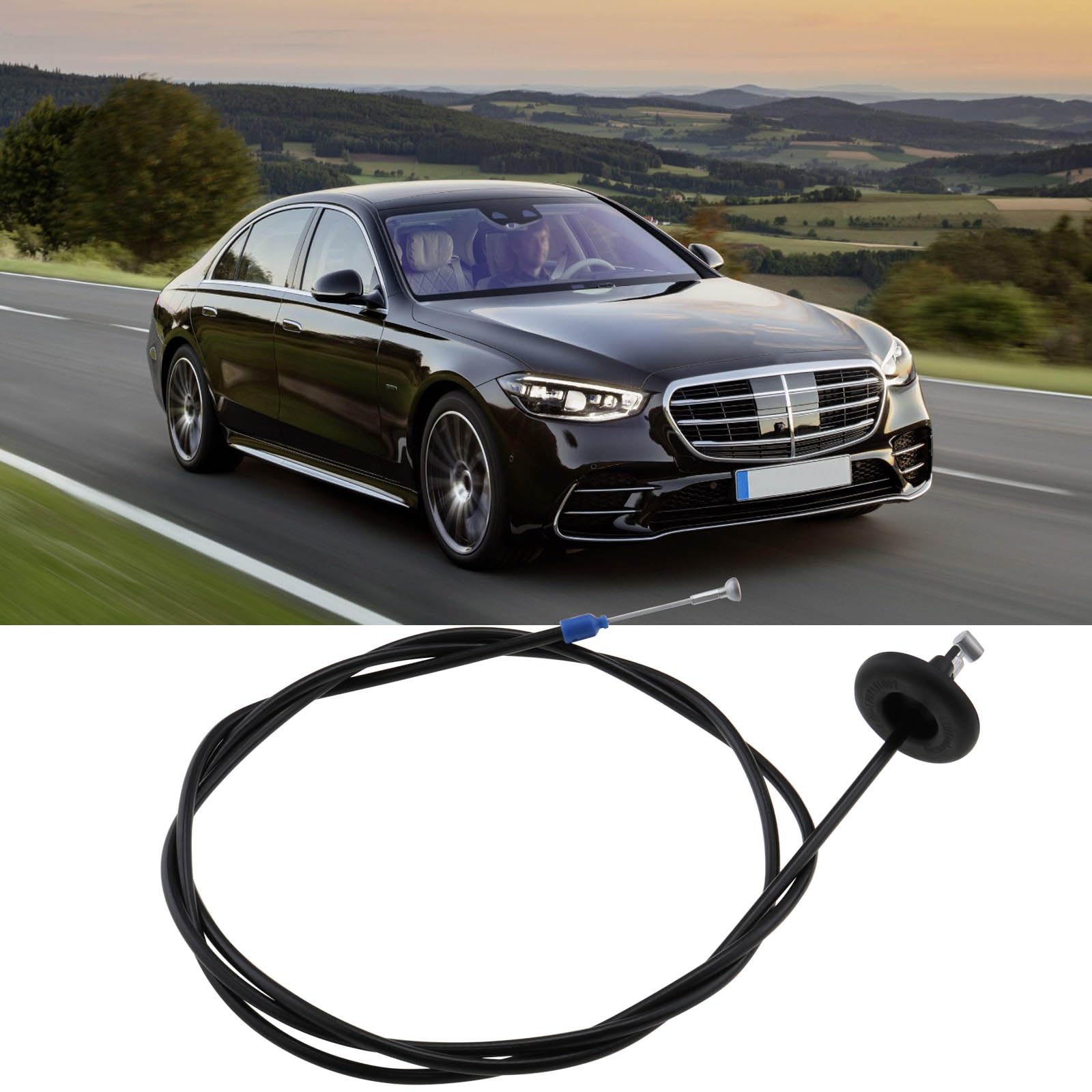 Cable de Capó Y Cable de Liberación del Motor 6397500359 A6397500359 Compatible con Mercedes Benz Vito/Viano W639 2003-2014