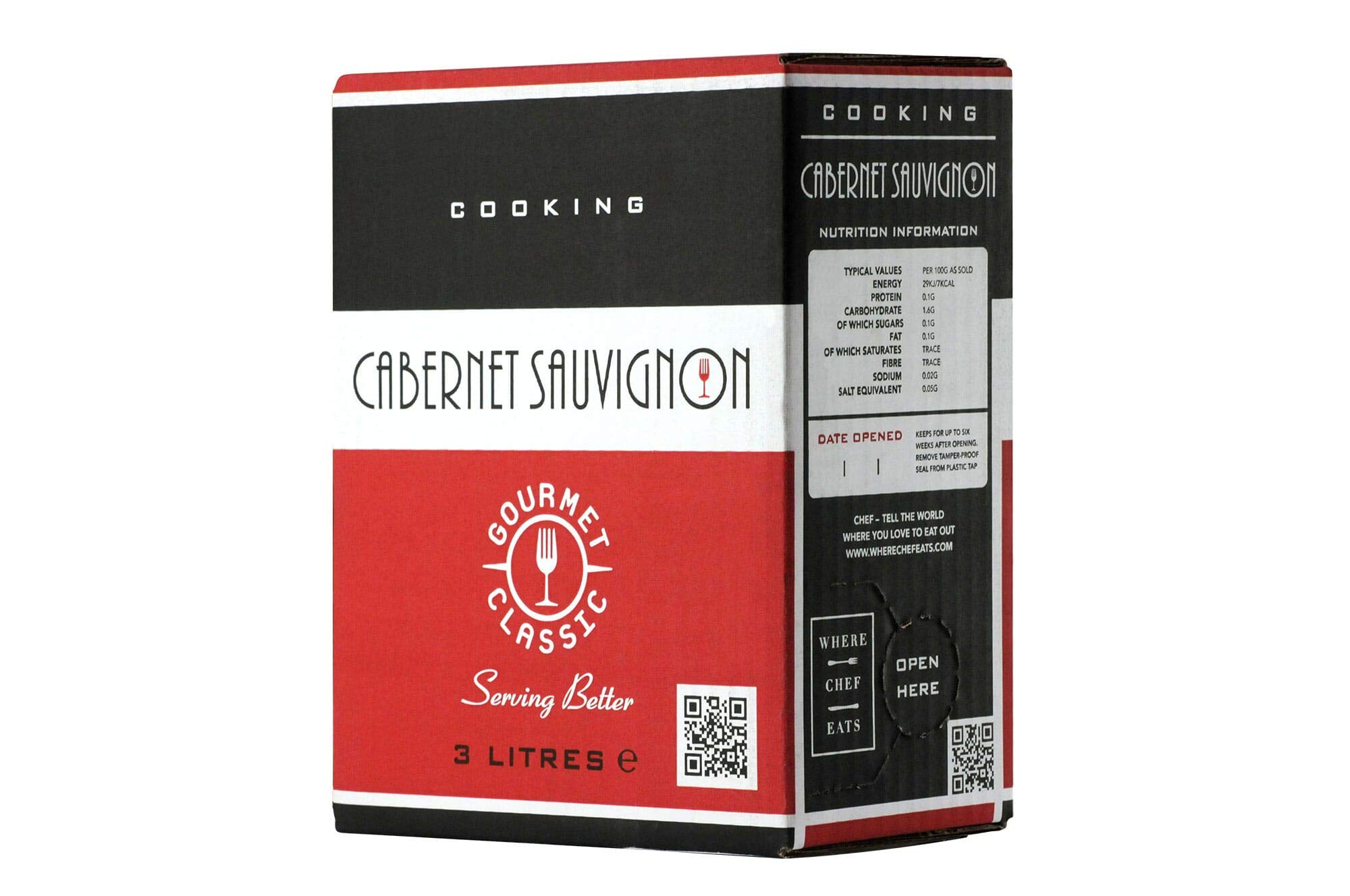 Cabernet Sauvignon Cooking Wine - 1x3ltr