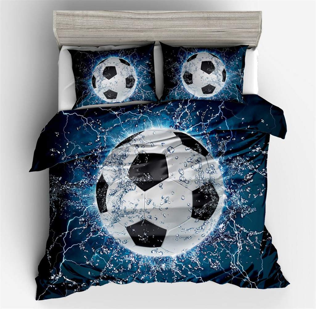 Linge de lit football anti-plis pour un lit d'adolescent toujours impeccable