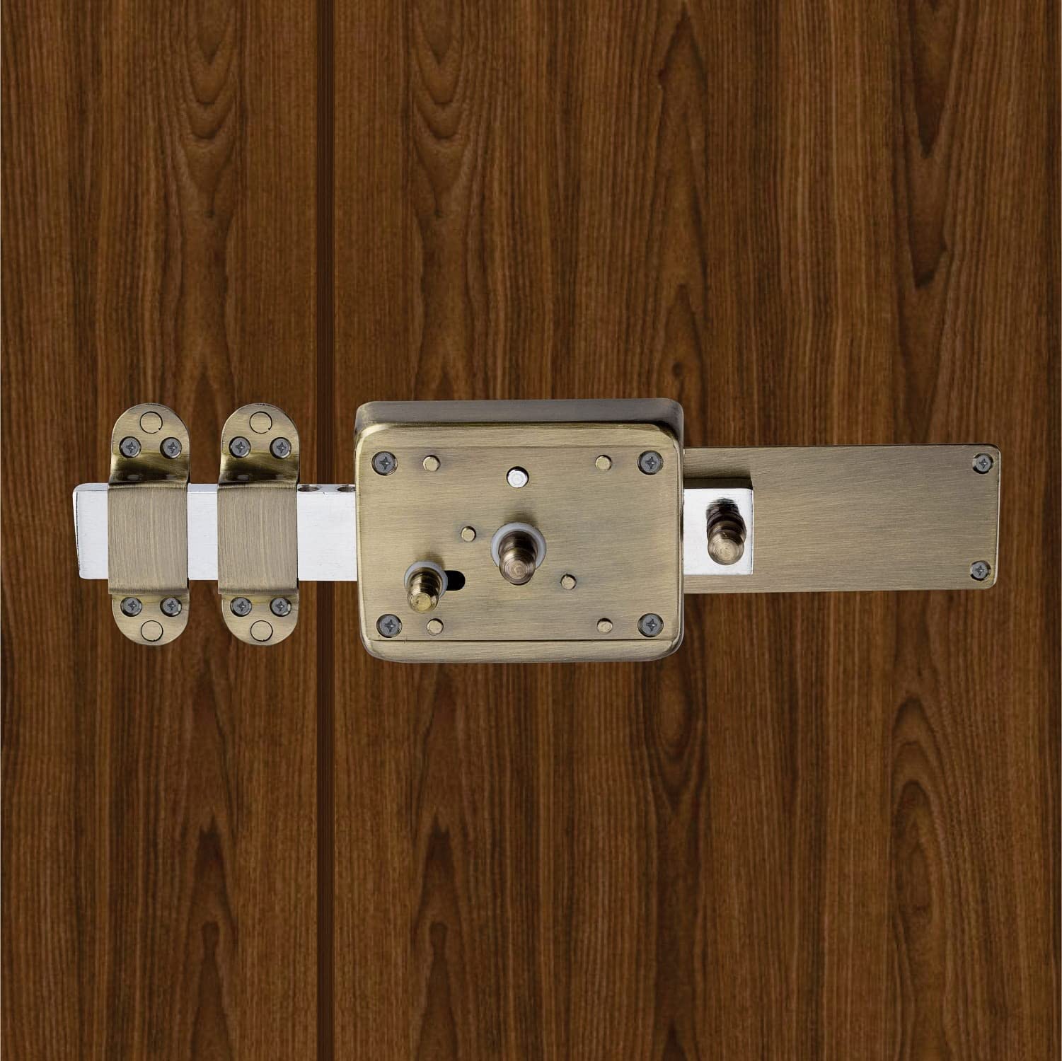 BOLDER 6 Turn Entrance Door Lock with 3 Regular Keys, Cylindrical Gate Lock Complete Set, Shutter Lock (Brass Antique) (B0BR1GX7MC) Amazon Price History, Amazon Price Tracker