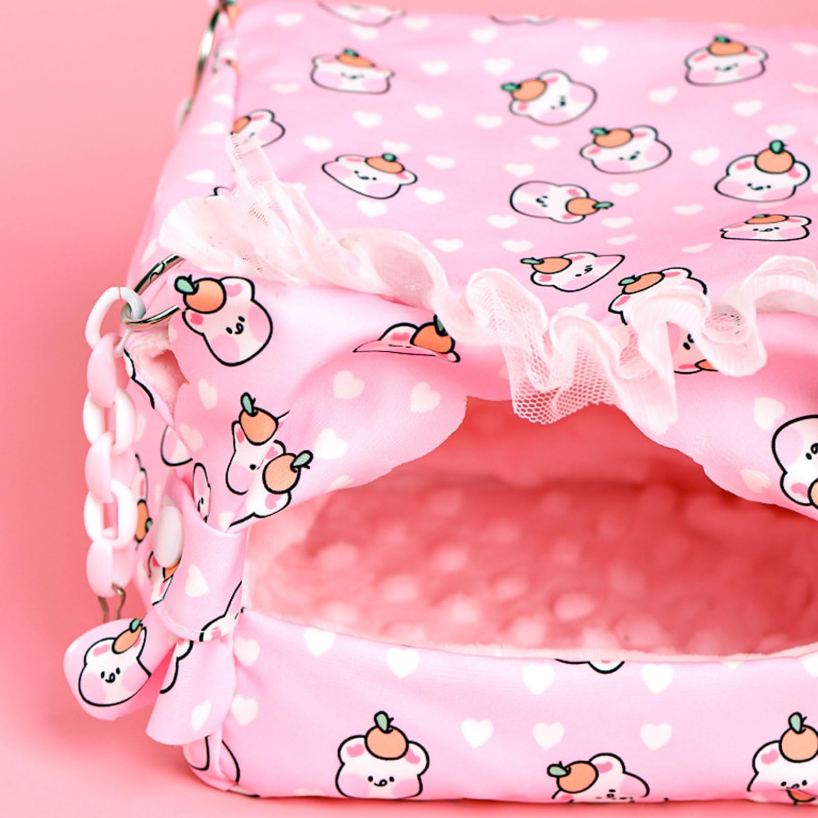 Perchoir pour oiseaux - Tente de lit pour perroquets - Fournitures de conure - Couverture en fourrure pour petits et grands perroquets - Jouet balançoire pour grands oiseaux - Perchoir pour