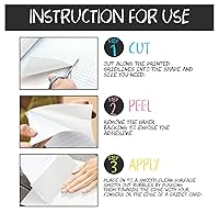 Vista 4 de Kassa - Calcomanía de pizarrón, Blanco