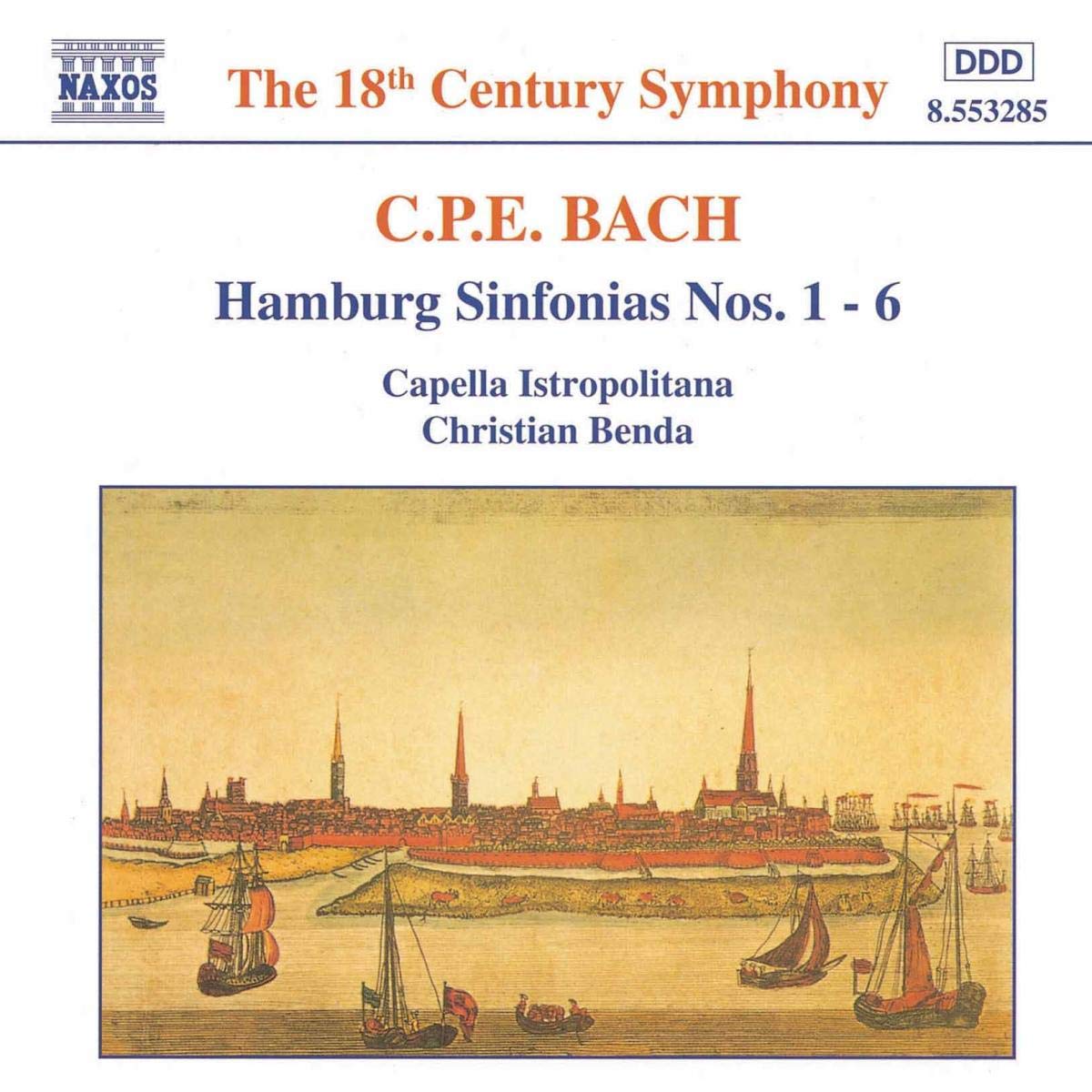 BACH, C.P.E.: Hamburg Sinfonias Nos. 1- 6, Wq. 182