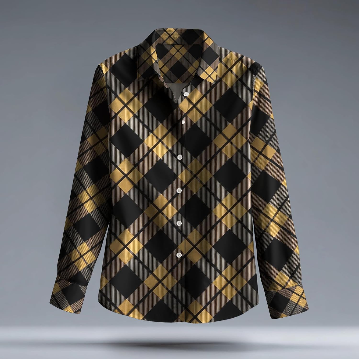 Retro Western Button Up Shirts for Women Oversized Shirts for Women Fall Blouses Hawaiian Vacation Clothes Soft Top - Image 2